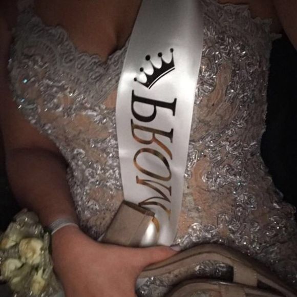 Jovani Gown with Lace Overlay - Picture 5 of 8